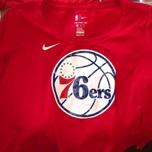 Cropped 76ers long sleeve